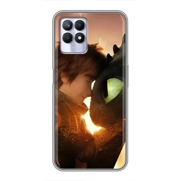 Чехол с рисунком «Беззубик и Иккинг» для Realme 8 Pro Чехол с рисунком «Беззубик и Иккинг» для Realme 8 Pro