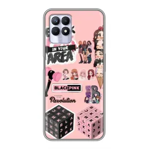 Чохли з картинкою для Realme 8 Pro (BLACK PINK колаж)