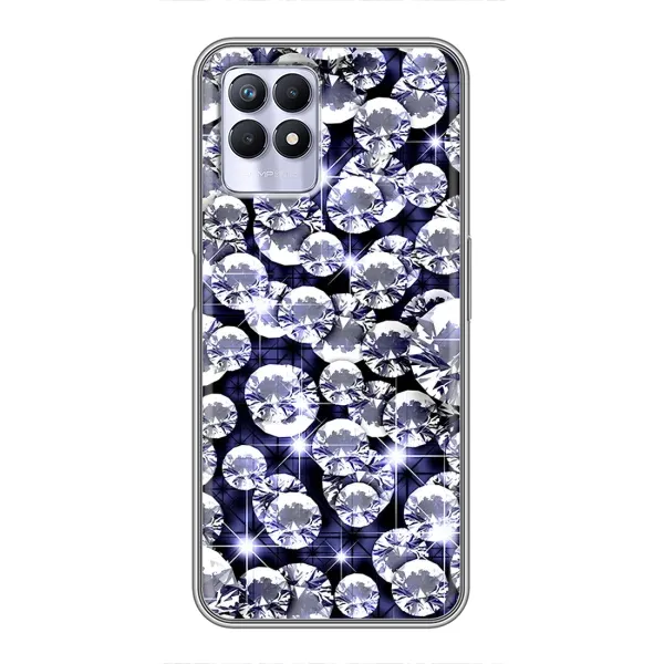 Чехол с рисунком «Бриллианты» для Realme 8 Pro Чехол с рисунком «Бриллианты» для Realme 8 Pro