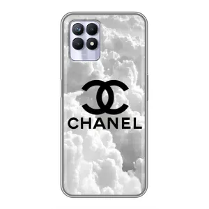 Чехол с Брендами одежды на Реалми 8 Про (CHANEL)