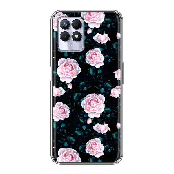 Чехол с рисунком «Чайные розы» для Realme 8 Pro Чехол с рисунком «Чайные розы» для Realme 8 Pro