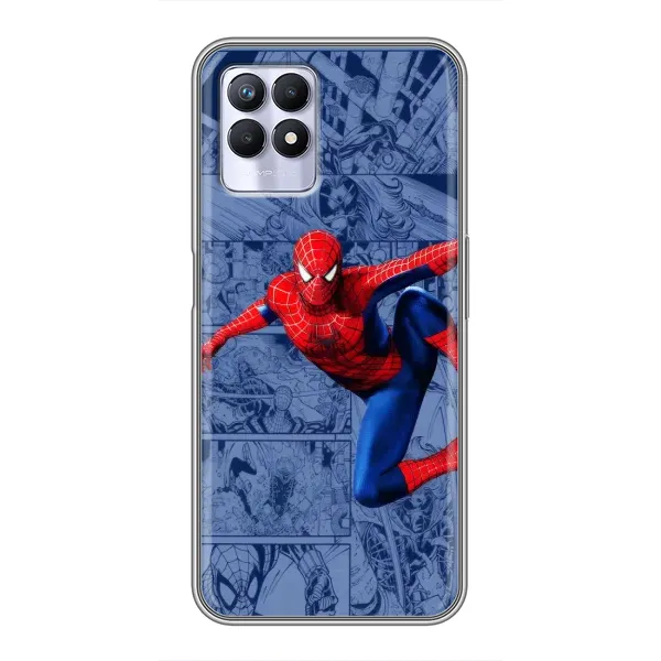 Чехол с рисунком «Человек Паук» для Realme 8 Pro