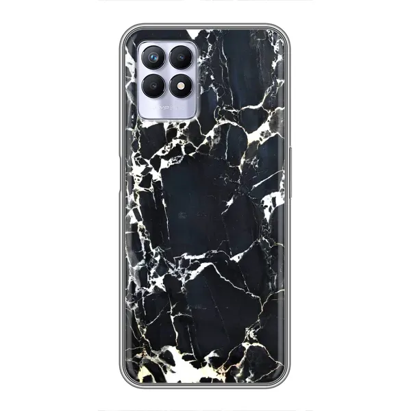 Чехол с рисунком «Чёрный мрамор» для Realme 8 Pro Чехол с рисунком «Чёрный мрамор» для Realme 8 Pro