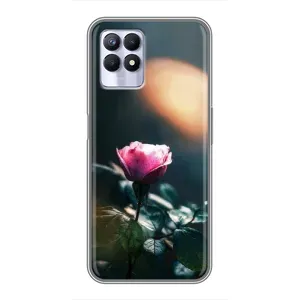 Чохли з принтом Троянд для Realme 8 Pro (Квітка нічна)