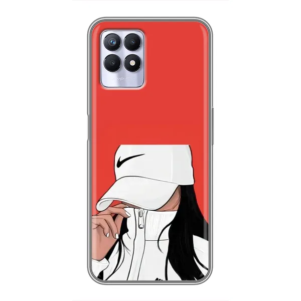 Чехол с рисунком «Девушка Nike» для Realme 8 Pro
