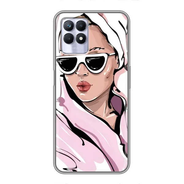 Чехол с рисунком «Девушка в халате» для Realme 8 Pro Чехол с рисунком «Девушка в халате» для Realme 8 Pro