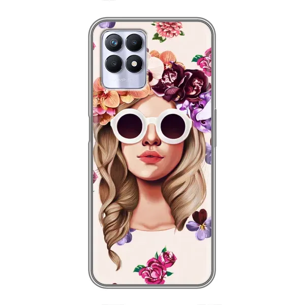 Чехол с рисунком «Девушка в очках» для Realme 8 Pro Чехол с рисунком «Девушка в очках» для Realme 8 Pro
