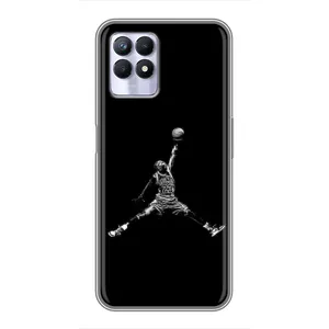 Силиконовый Чехол Nike Air Jordan на Реалми 8 Про (Джордан)