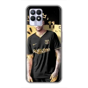 Силиконовый Чехол Realme 8 Pro (Gold Neymar)