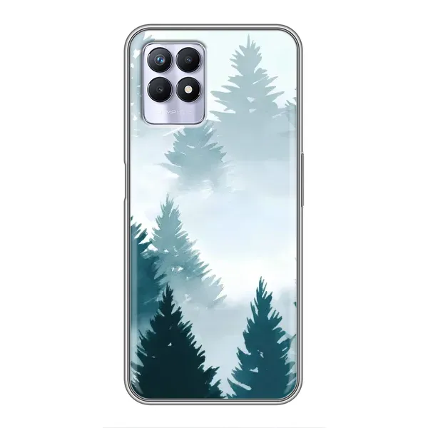 Чехол с рисунком «Горный лес» для Realme 8 Pro Чехол с рисунком «Горный лес» для Realme 8 Pro