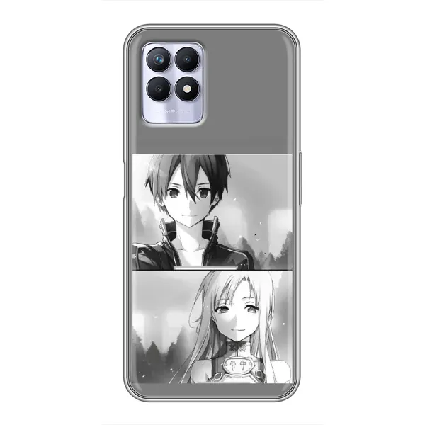Чехол с рисунком «Кирито-Асуна» для Realme 8 Pro Чехол с рисунком «Кирито-Асуна» для Realme 8 Pro