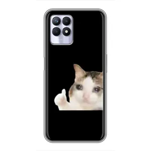 Бампер з принтом Меми для Realme 8 Pro (Кіт у сльозах)