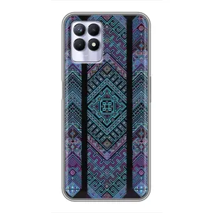 Силиконовый Чехол на Realme 8 Pro (Крутой орнамент)