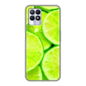 Чохол з зображенням смачної їжі для Realme 8 Pro (Лайм)