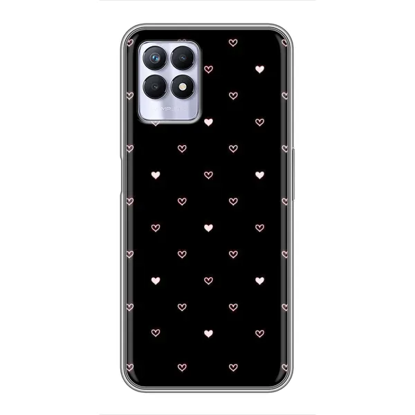 Чехол с рисунком «Маленькие сердечки» для Realme 8 Pro Чехол с рисунком «Маленькие сердечки» для Realme 8 Pro