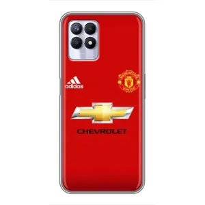 Силиконовые Чехлы принт Футбол на Realme 8 Pro (Man United)