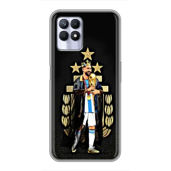 Чехол с рисунком «Месси король» для Realme 8 Pro Чехол с рисунком «Месси король» для Realme 8 Pro