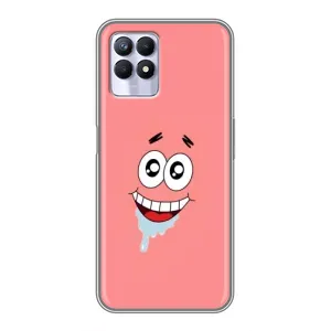 Чехлы с Патриком на Realme 8 Pro (Мордочка Патрика)