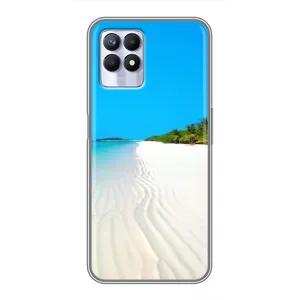 Летний Чехол на Realme 8 Pro (Море песок)