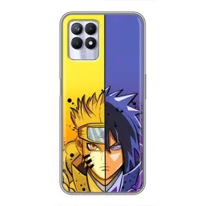 Купить Чохли на телефон з принтом Anime для Realme 8 Pro (Naruto Vs Sasuke)