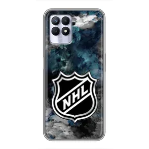 Чохли з прінтом Спортивна тематика для Realme 8 Pro (NHL хокей)