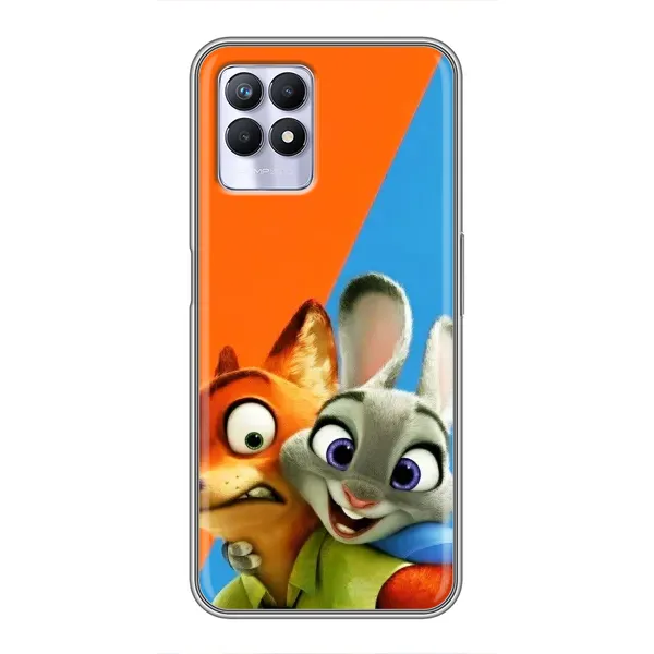 Чехол с рисунком «Ник и Хопс» для Realme 8 Pro Чехол с рисунком «Ник и Хопс» для Realme 8 Pro