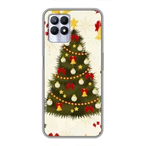 Чехол Новогодняя Елка на Realme 8 Pro (Новогодний принт)