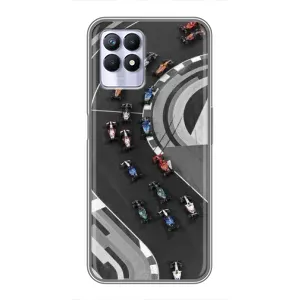 Чехол фильм Формула 1 для Realme 8 Pro (Гонки ф1)