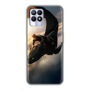 Чехол дракон Беззубик для Realme 8 Pro (Полет Беззубика)