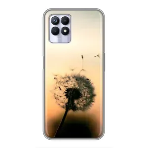 Силіконовий Чохол з кульбабками на Realme 8 Pro (Роздмухана кульбабка)