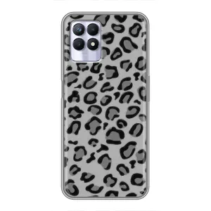 Чохол з леопардовим принтом на Realme 8 Pro (Темний леопард)