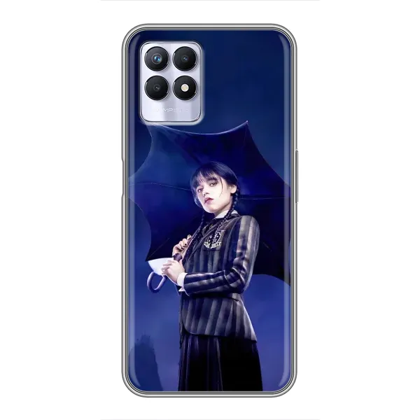 Чехол с рисунком «Уэнсдей с зонтом» для Realme 8 Pro Чехол с рисунком «Уэнсдей с зонтом» для Realme 8 Pro