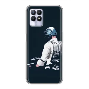 Чохол з картинкою "Герой Pubg" на Realme 8 Pro (В екіперівці)