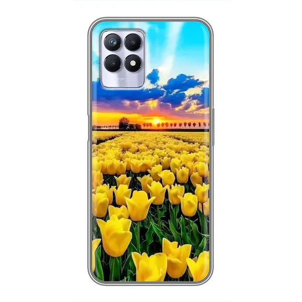 Чохол з малюнком «Жовті тюльпани» для Realme 8 Pro Чохол з малюнком «Жовті тюльпани» для Realme 8 Pro