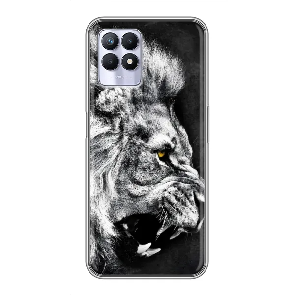 Чехол с рисунком «Злой ЛЕВ» для Realme 8 Pro Чехол с рисунком «Злой ЛЕВ» для Realme 8 Pro