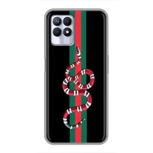 Чехлы Бренд GUCCI для Realme 8 Pro (Змей Гуччи)