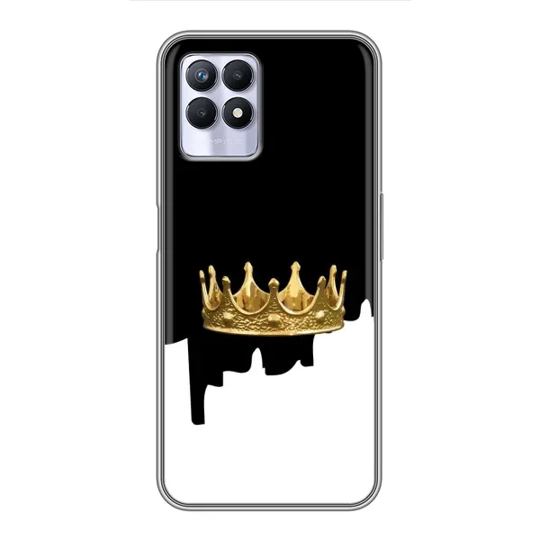 Чехол с рисунком «Золотая корона» для Realme 8 Pro Чехол с рисунком «Золотая корона» для Realme 8 Pro