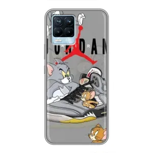 Силиконовый Чехол Nike Air Jordan на Реалмі 8 (Air Jordan)