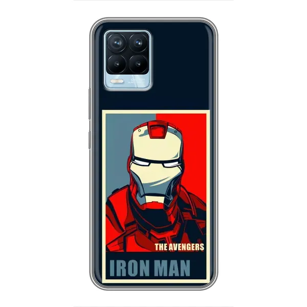 Чехол с рисунком «Art Iron man» для Realme 8 Чехол с рисунком «Art Iron man» для Realme 8