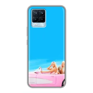 Силиконовый Чехол Барби Фильм на Realme 8 (Барби и Кен)