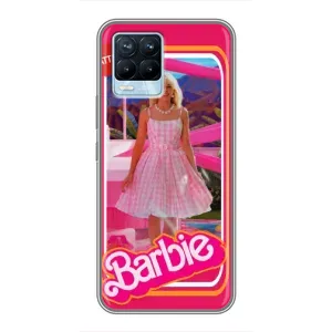 Силиконовый Чехол Барби Фильм на Realme 8 (Барби Марго)