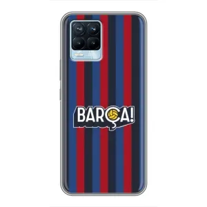 Чехол для Realme 8 (Барселона) (BARCA)