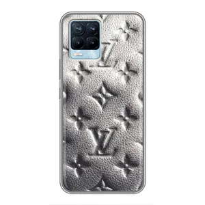 Текстурный Чехол Louis Vuitton для Реалмі 8 (Бежевый ЛВ)