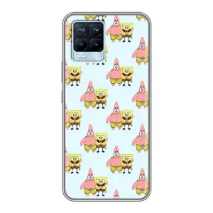 Чехлы с Патриком на Realme 8 (Боб и Патрик)