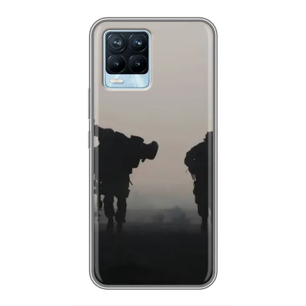 Чехол с рисунком «Бой солдат» для Realme 8 Чехол с рисунком «Бой солдат» для Realme 8