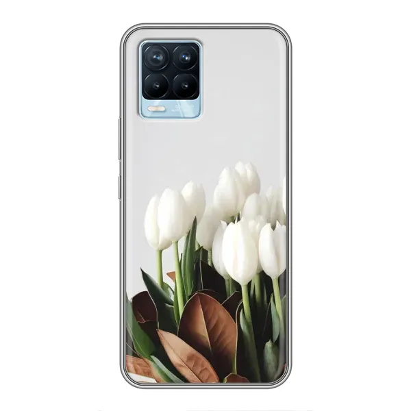 Чехол с рисунком «Букет тюльпанов» для Realme 8 Чехол с рисунком «Букет тюльпанов» для Realme 8