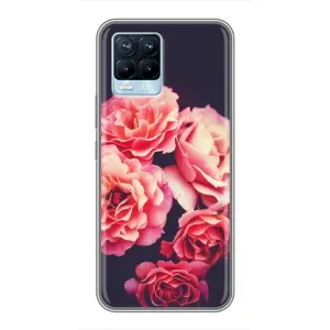 Чехлы с тематикой "ЦВЕТЫ" на Realme 8 (Бутоны)