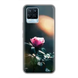 Чехлы с принтом Розочки для Realme 8 (Цветок ночной)