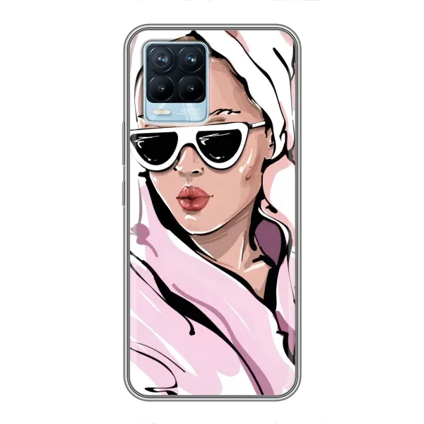 Чехол с рисунком «Девушка в халате» для Realme 8 Чехол с рисунком «Девушка в халате» для Realme 8