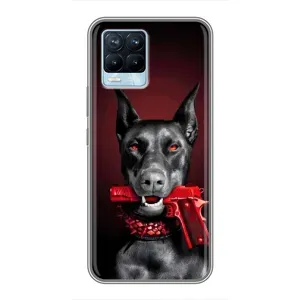 Чохол ДОБЕРМАН для Realme 8 (Доберман злий)
